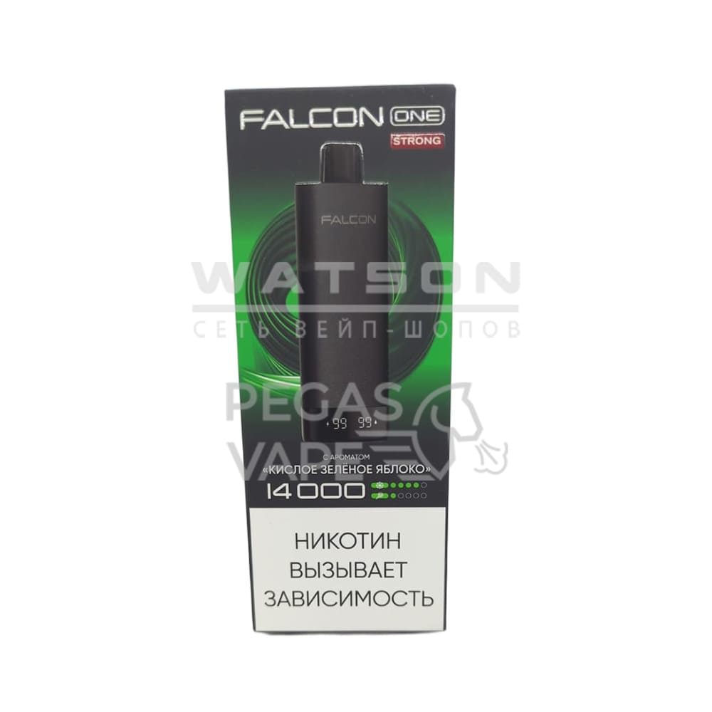 Электронная сигарета FALCON ONE 14000 (Кислое зеленое яблоко) Электронная сигарета FALCON ONE 14000 (Кислое зеленое яблоко)