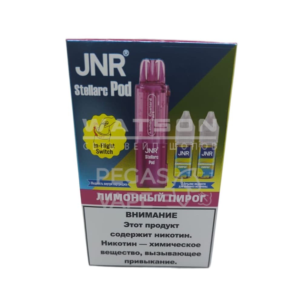 Картридж + 2 шт жидкости JNR STELLARC (Лимонный пирог) Картридж + 2 шт жидкости JNR STELLARC (Лимонный пирог)
