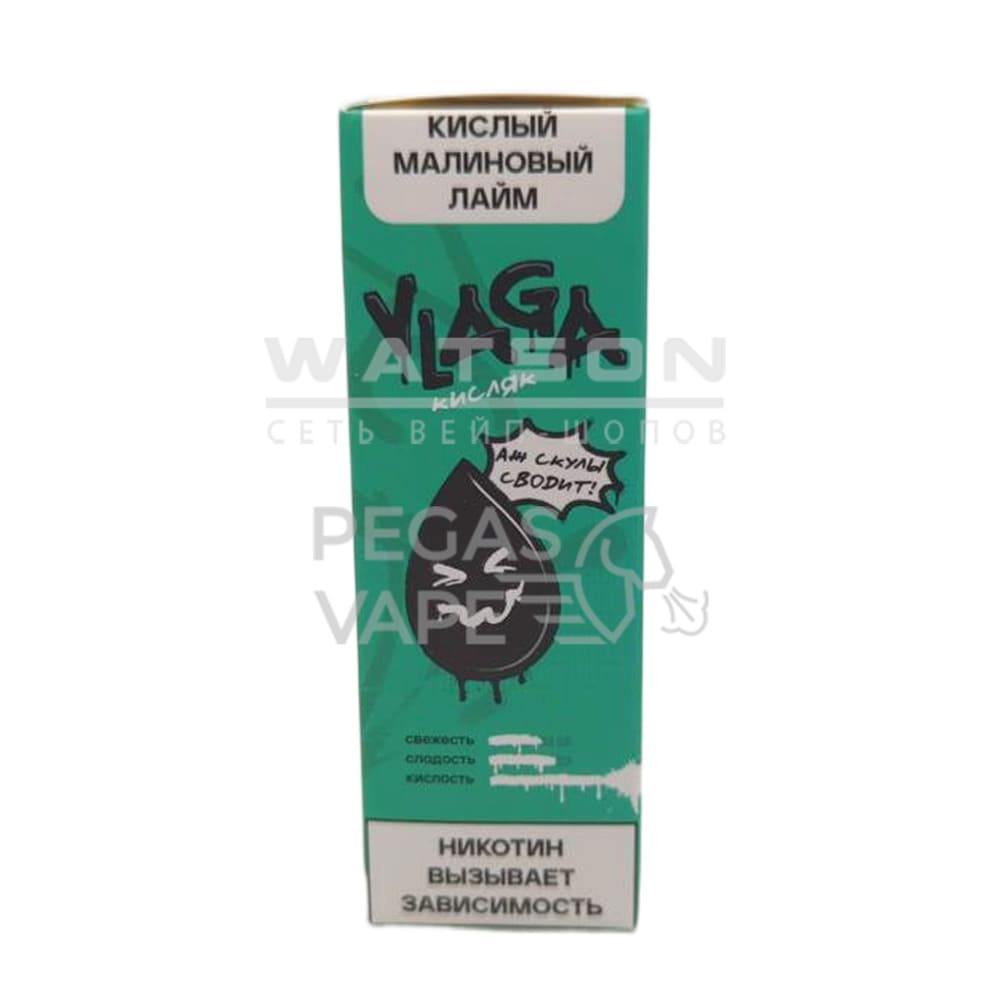 Жидкость VLAGA Кисляк Кислый малиновый лайм 30 мл 2% (20 мг/мл) Жидкость VLAGA Кисляк Кислый малиновый лайм 30 мл 2% (20 мг/мл)