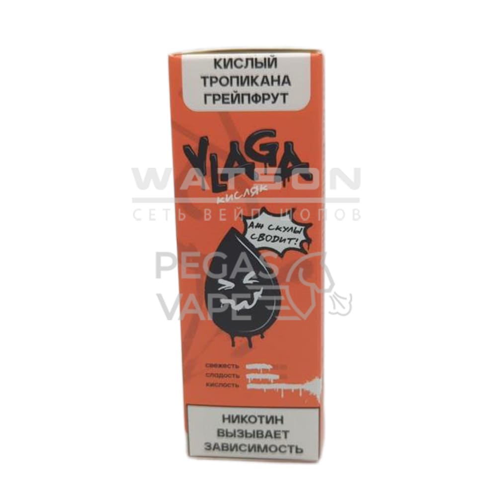 Жидкость VLAGA Кисляк Кислый тропикана грейпфрут 30 мл 2% (20 мг/мл) Жидкость VLAGA Кисляк Кислый тропикана грейпфрут 30 мл 2% (20 мг/мл)