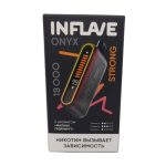 Электронная сигарета INFLAVE ONYX 18000 STRONG (Малина грейпфрут)