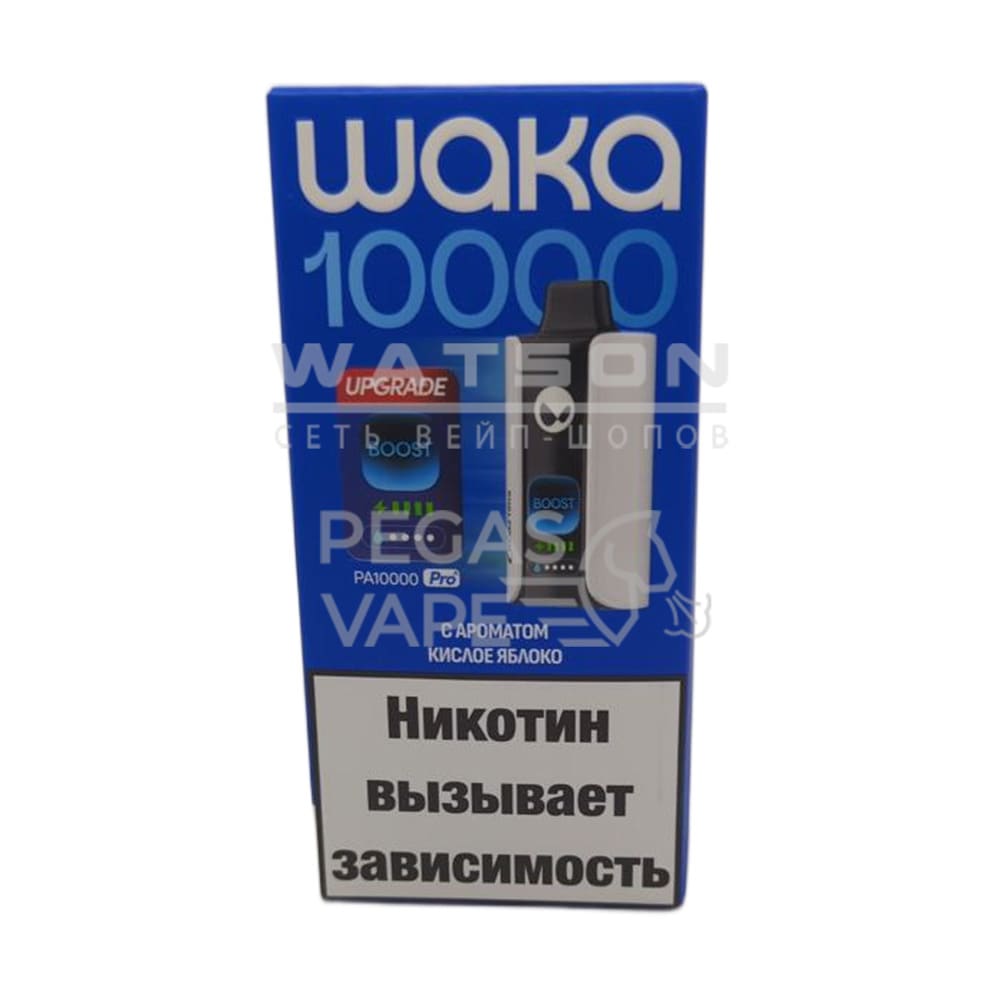 Электронная сигарета Waka PA-10000 NEW (Кислое яблоко) Электронная сигарета Waka PA-10000 NEW (Кислое яблоко)