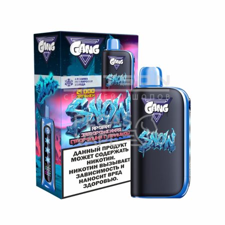 Электронная сигарета GANG SNOW 21000 (Замороженная смородина с малиной)