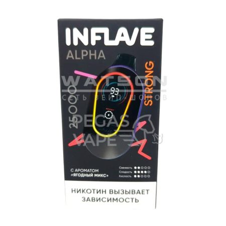 Электронная сигарета INFLAVE ALPHA 25000 STRONG (Ягодный микс)