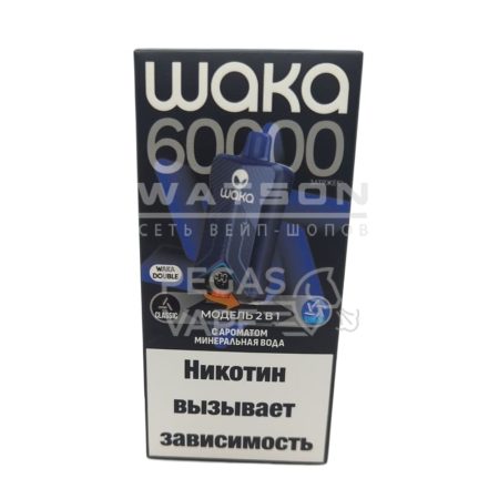 Электронная сигарета WAKA DB 60000 (Минеральная вода)
