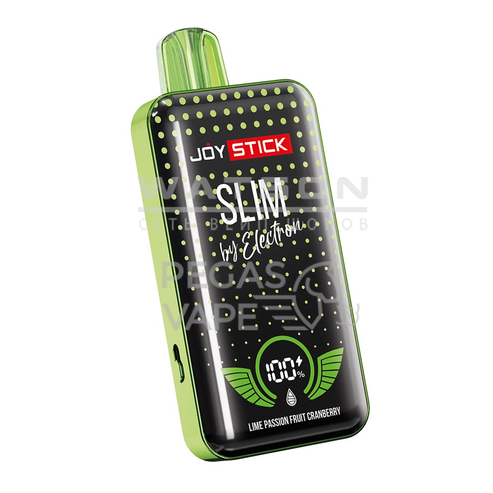 Электронная сигарета JOYSTICK SLIM STRONG 20000 (Лайм маракуйя клюква) Электронная сигарета JOYSTICK SLIM STRONG 20000 (Лайм маракуйя клюква)