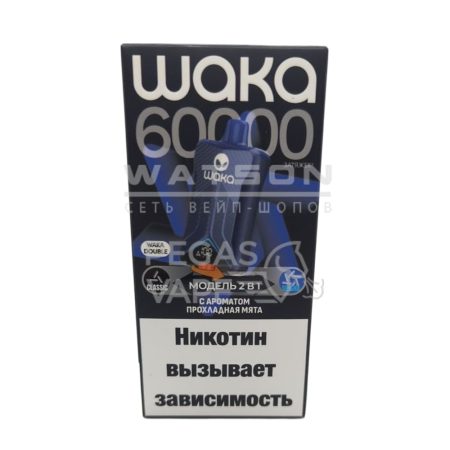 Электронная сигарета WAKA DB 60000 (Прохладная мята)