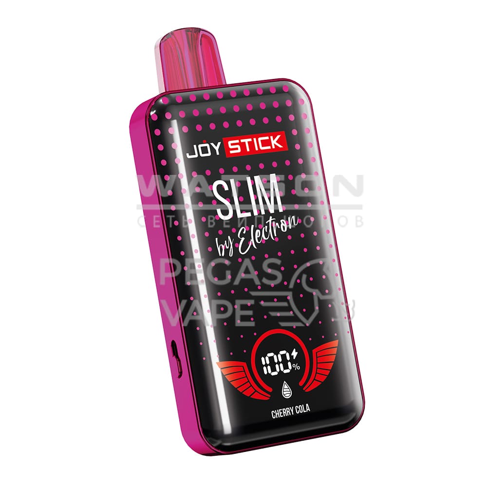 Электронная сигарета JOYSTICK SLIM STRONG 20000 (Вишня кола) Электронная сигарета JOYSTICK SLIM STRONG 20000 (Вишня кола)