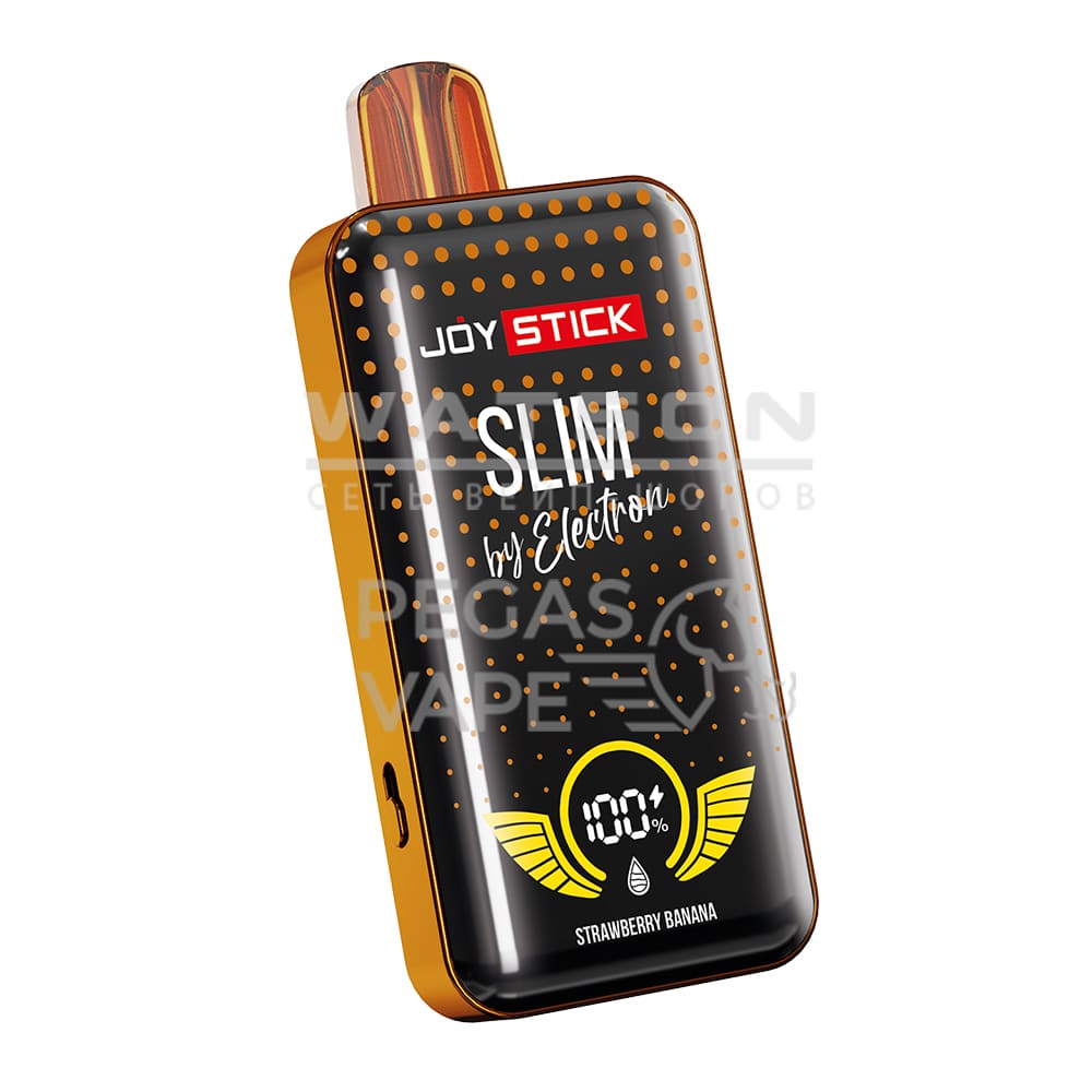 Электронная сигарета JOYSTICK SLIM STRONG 20000 (Клубника банан) Электронная сигарета JOYSTICK SLIM STRONG 20000 (Клубника банан)