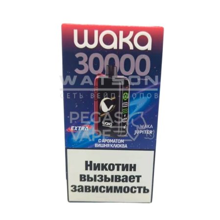 Электронная сигарета WAKA JUPITER DM 30000 EXTRA  (Вишня клюква)