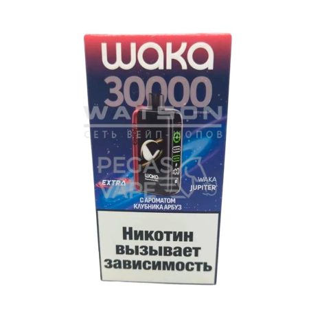 Электронная сигарета WAKA JUPITER DM 30000 EXTRA  (Клубника арбуз)