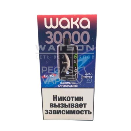 Электронная сигарета WAKA JUPITER DM 30000 EXTRA  (Клубника киви)