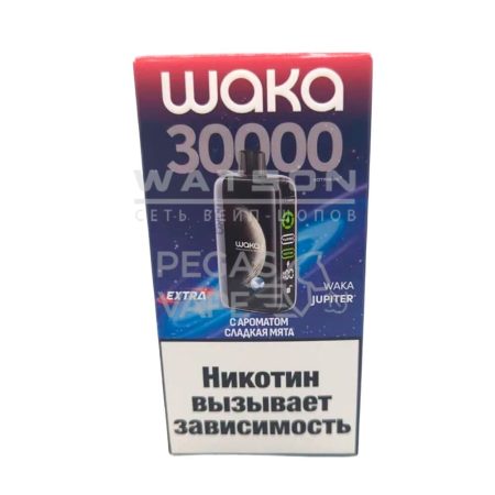 Электронная сигарета WAKA JUPITER DM 30000 EXTRA  (Сладкая мята)