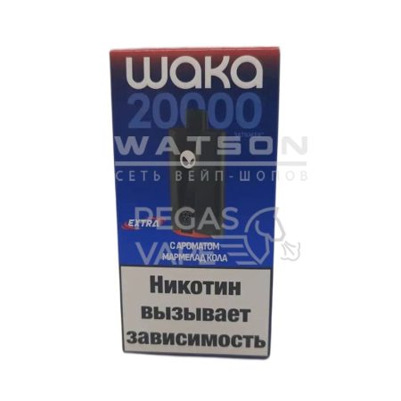 Электронная сигарета Waka Extra V2 20000 (Мармелад кола)
