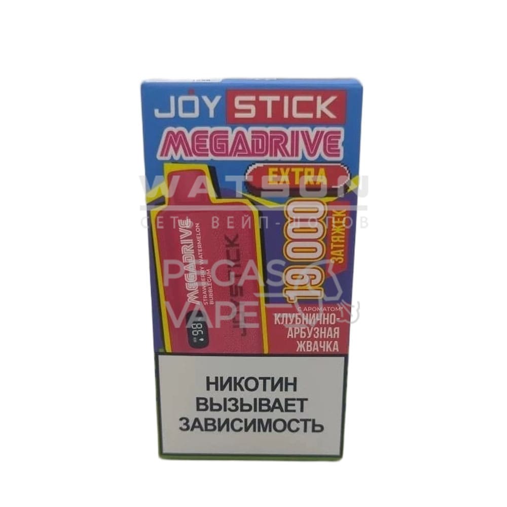 Электронная сигарета JOYSTICK Mega Drive Extra 19000 (Клубнично-арбузная жвачка) Электронная сигарета JOYSTICK Mega Drive Extra 19000 (Клубнично-арбузная жвачка)