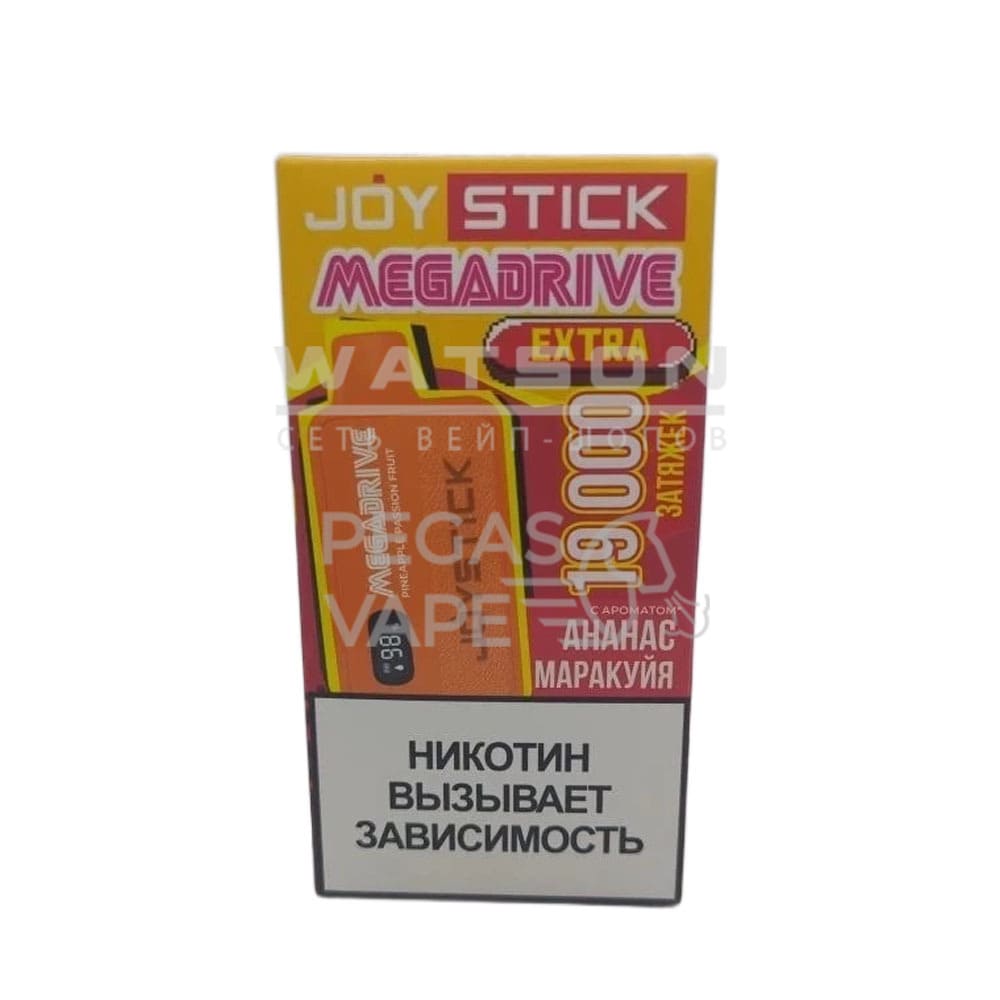 Электронная сигарета JOYSTICK Mega Drive Extra 19000 (Ананас маракуйя) Электронная сигарета JOYSTICK Mega Drive Extra 19000 (Ананас маракуйя)