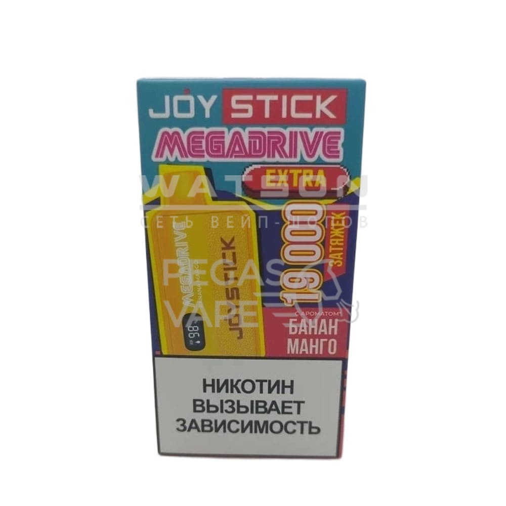 Электронная сигарета JOYSTICK Mega Drive Extra 19000 (Банан манго) Электронная сигарета JOYSTICK Mega Drive Extra 19000 (Банан манго)