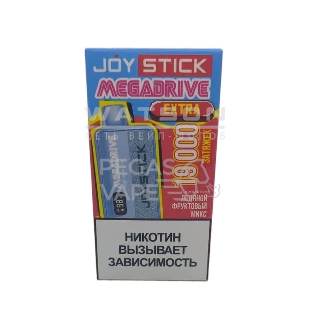 Электронная сигарета JOYSTICK Mega Drive Extra 19000 (Ледяной фруктовый микс) Электронная сигарета JOYSTICK Mega Drive Extra 19000 (Ледяной фруктовый микс)